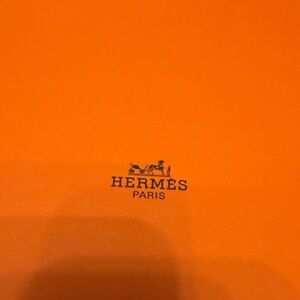 Hermes Orange Leather Accessory